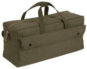 Jumbo Mechanic Canvas Tool Bags /w Brass Zipper - View 1