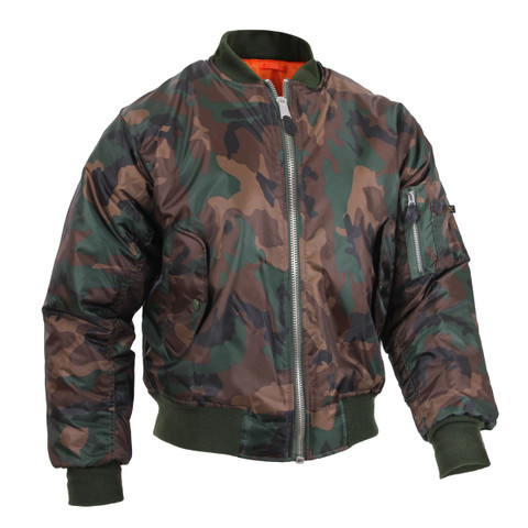 BEVIS Camo MA-1 flight jacket Shop Rothco Camo MA-1 Flight Jackets