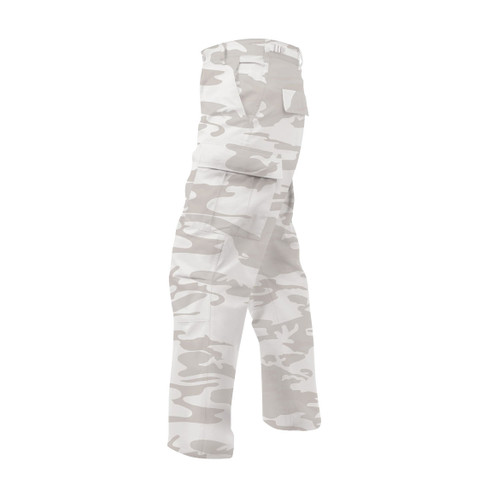 White Camo BDU Fatigues Pants