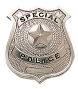 Special Police Badge - Silver View