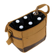 Classic Canvas Insulated Cooler Bag - Coyote Brown 