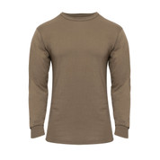 Brown Long Sleeve T Shirt - Front View