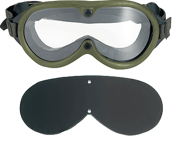 Shop Military Type Sun, Wind, Dust Goggle - Fatigues Army Navy Gear