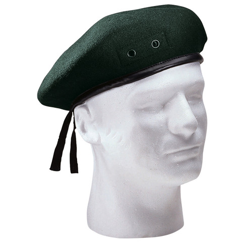 6734 Adjustable Wool Berets Solid Color Military Army Style Beret Hats Zhehao Adjustable Wool Berets Solid Color Military Army  main image 4