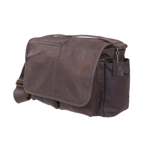 Shop Classic Brown Leather Messenger Bags - Fatigues Army Navy
