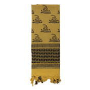 Gadsden Snake Shemagh Desert Scarves - Desert Sand