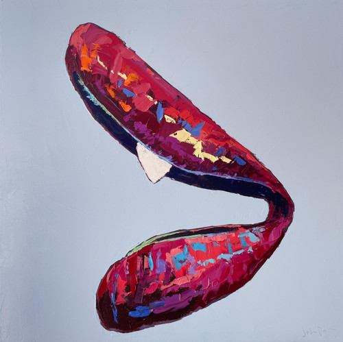 Lips Profile (Light Blue)