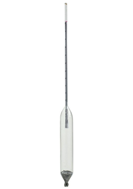 Specific Gravity Hydrometer - 1.000 to 1.220 0.002 380mm/15" 22mm