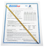 ASTM 11C Certified Thermometer