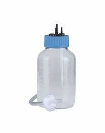 Collection bottle 2L glass coated sterile filter&inlet tube