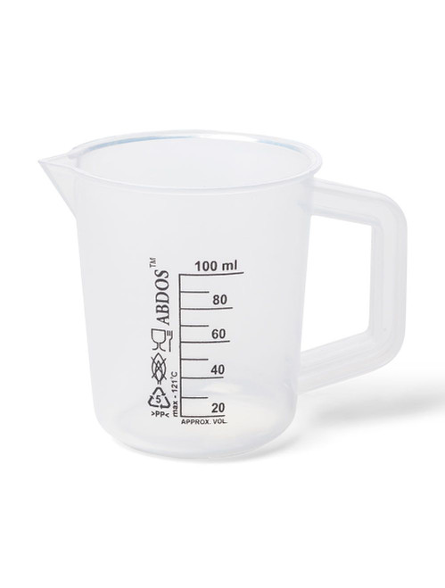 United Scientific® Beakers w/Handle, Printed Graduations, PP, 1000 mL