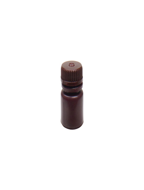 United Scientific® Unistore™ Reagent Bottle, Narrow Mouth, Amber, HDPE, 4 mL