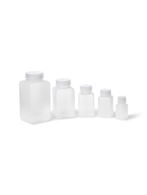 United Scientific™ Unistore™ Wide Mouth Square Bottles, PPCO, 60  mL