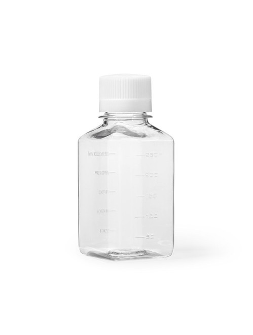 United Scientific® Media / Storage Bottle, Square, PET With PP Cap, 1000 mL