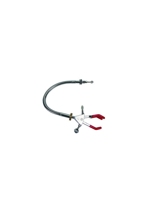 United Scientific® 3-Prong Clamp With Flexible Extension Rod