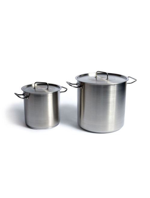 United Scientific® Utility Tanks With Lid (Stock Pot), Stainless Steel 6 L