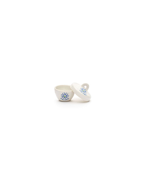 United Scientific® Porcelain Crucible, Wide Form, With Cover, 50 mL