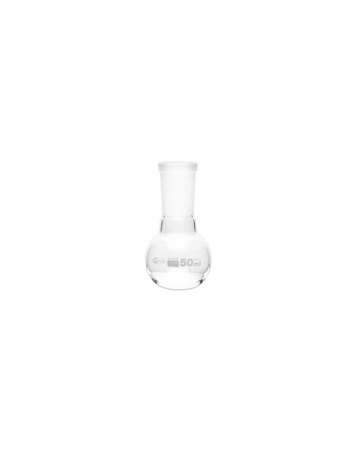 United Scientific® Boiling Flask, Flat Bottom, Ground Joints, 50 mL