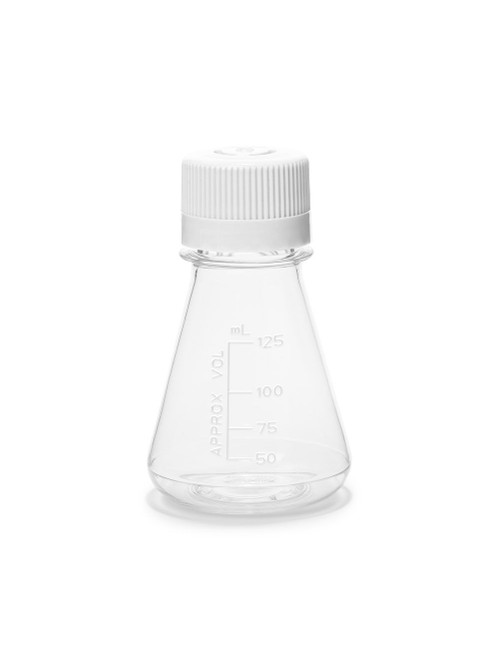 United Scientific® Unistore™ Sterile Erlenmeyer Flask Vented, PETG, 125  mL