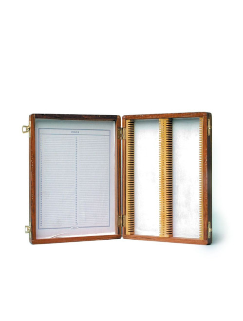 United Scientific® Slide Storage Box, Wooden, For 25 Slides