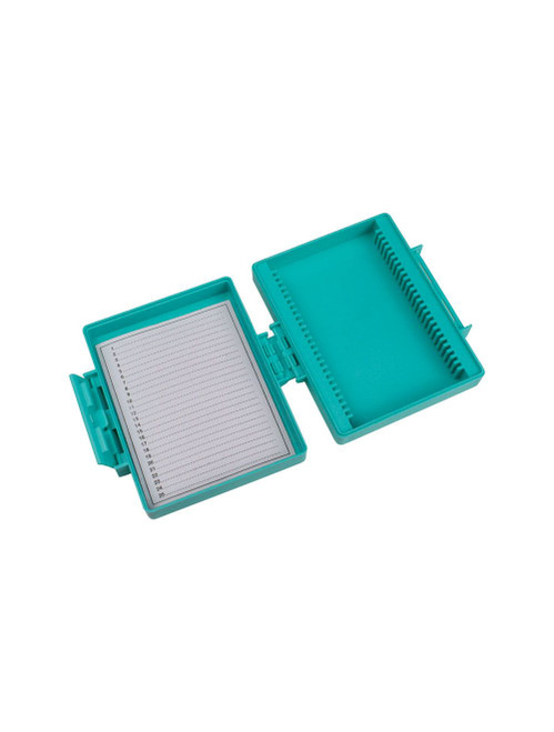United Scientific® Slide Storage Box, Hinged, Plastic, For 100 Slides