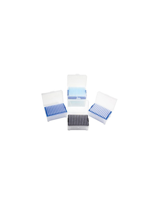 United Scientific® Universal Tips w/Filter 200 µL, Natural, Sterile, Pack/960 (Ten Racks Of 96)