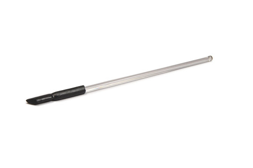 United Scientific® Glass Stirring Rods w/ Rubber Policeman, 12" Long, 10mm Diameter, Pack/12