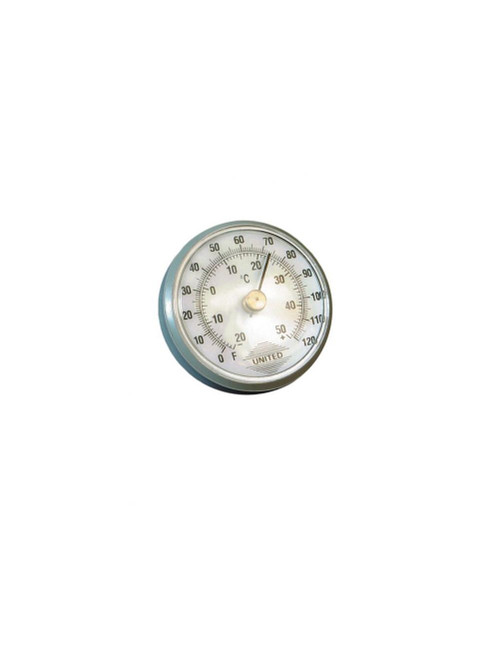 United Scientific® Dial Thermometer, -20 To 50 Degrees C, And 0 To 120 Degrees F