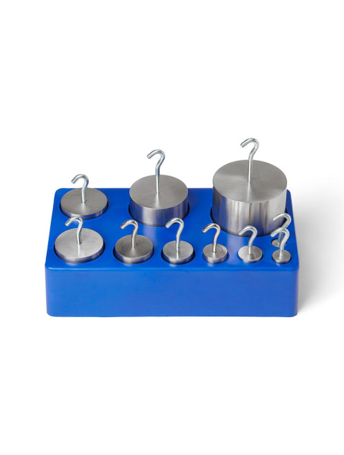 United Scientific® Hooked Weight Set Of 10, Stainless Steel