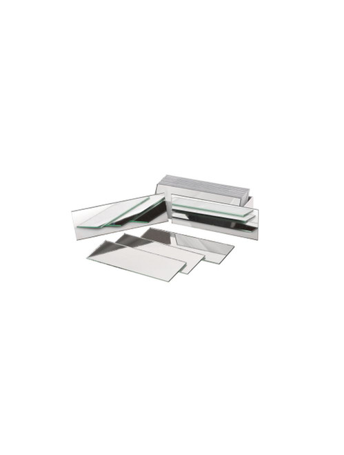 United Scientific® Plane Glass Mirror Strips, 4" x 2"