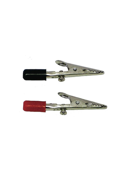 United Scientific® Alligator Clips, Insulated, Pack/10 (5 Red, 5 Black)