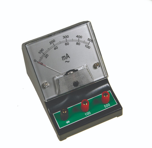 United Scientific® AC Ammeter, 0-100 mA; 0-500 mA