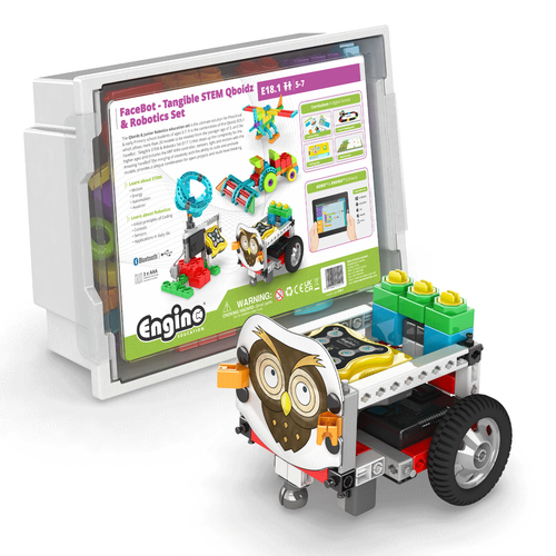 United Scientific® Engino® Facebot - Tangible STEM Qboidz & Robotics Set