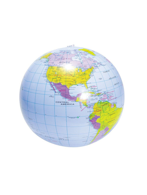 United Scientific® Globe, Geopolitical, Inflatable