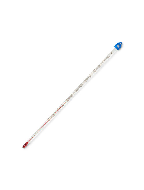 United Scientific® Thermometer, Red Liquid, 6",  Total Immersion, Dual Scale, -20°  To 110°  C / 0°  To 230°  F