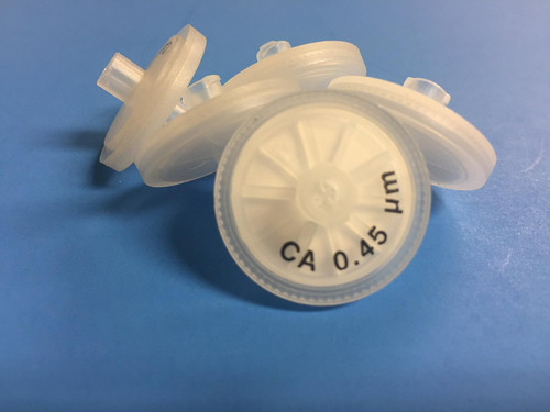 (PL)  Syringe Filter, Celluloseacetate, 25mm diameter, 0.45um, 100/pk