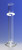 (3024-10) Corning Pyrex Single Metric Scale, 10ml Graduated Cylinder, Td, With Funnel Top (no guard), 1/EA
