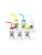 United Scientific® Unisafe™ Assorted Wash Bottles, 500 mL, Set Of 6