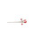 United Scientific® 3-Prong Extension Clamp, With Rod, Pvc Coated Grips