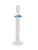 United Scientific® Graduated Cylinders, Double Scale, Class A, Batch Cert., With Stopper, 500 mL