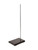 United Scientific® Support Stand w/Rod, Stamped Steel, 5" x 8" Base With 20" Rod