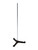 United Scientific® Triangular Support Stand w/Rod, Cast Iron, 3" Leg With 18" Rod