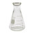 (4980-125) Pyrex 125mL Narrow Mouth Erlenmeyer Flasks with Heavy Duty Rim, 48/cs