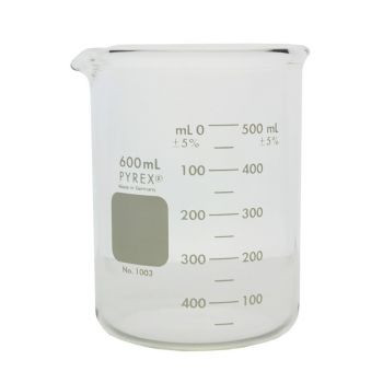 (1003-600) PYREX™ Heavy-Duty Griffin Beakers, 600mL, 6/PK
