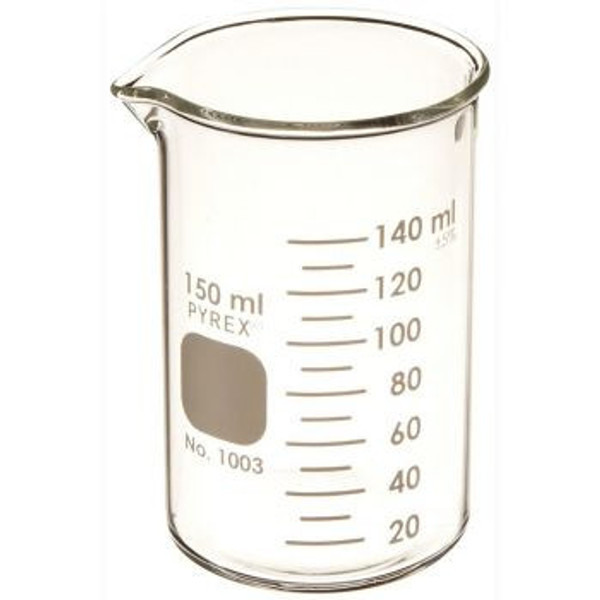 PYREX™ Heavy-Duty Griffin Beakers, 150mL, 1/EA
