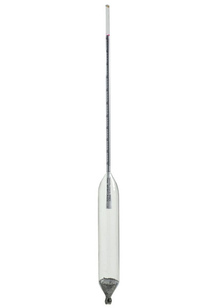 Specific Gravity Hydrometer - 1.000 to 1.220 0.002 380mm/15" 22mm