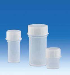 Sample Container, PP, screw cap, 180mL, pack of 10