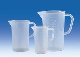 Graduated Pitcher, PP, molded graduations, 5000mL, pack of 6