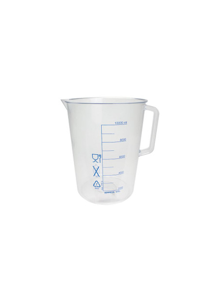 United Scientific® Beakers w/Handle, Printed Graduations, PMP, 100 mL