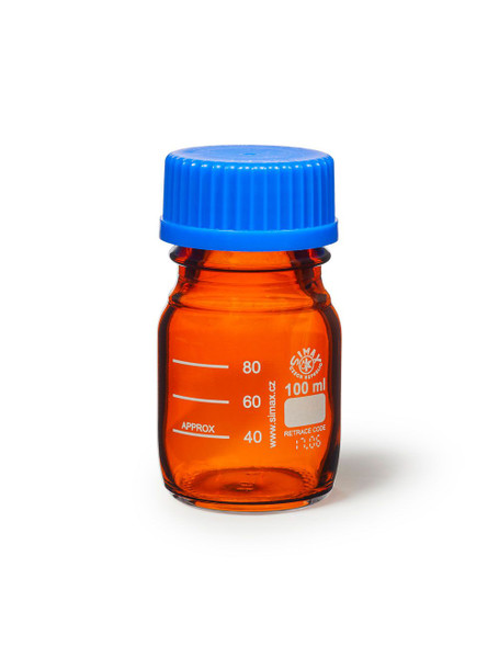 United Scientific® Media/Storage Bottles, Amber, 1000 mL